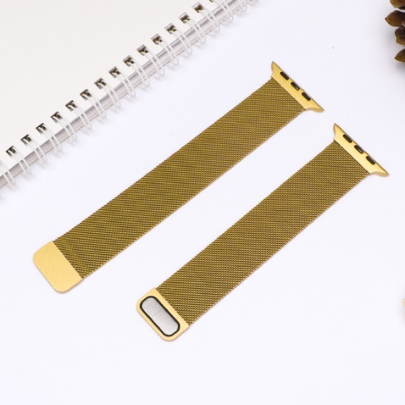 NEW[BAND] Gold Milanese Stainless For Apple Watch - Picture 4 of 6
